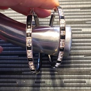 Atelier Swarovski Viktor & Rolf Crystal Hoops